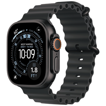 Смарт-годинник Apple Watch Ultra 3 GPS + Cellular 49 mm Black Titanium Case with Black Ocean Band (MF0J4) MF0J4 фото