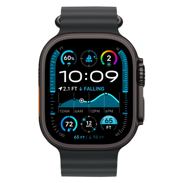 Смарт-годинник Apple Watch Ultra 2 GPS + Cellular 49 mm Black Titanium Case with Black Ocean Band (MX4P3) MX4P3 фото